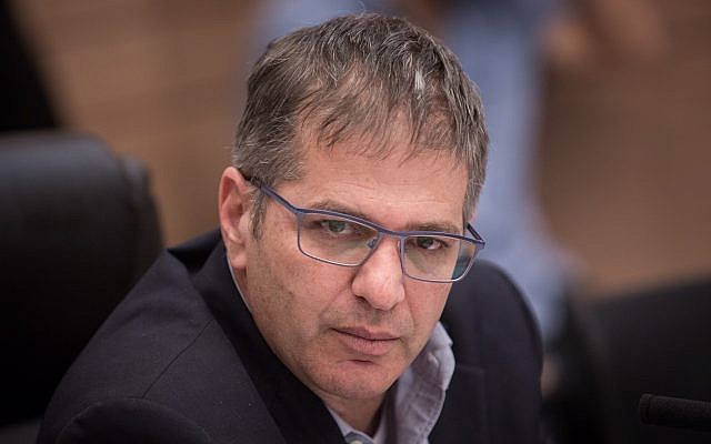 Likud MK Yoav Kisch at the Knesset on January 17, 2018. (Hadas Parush/ Flash90. File) Likud MK Yoav Kisch at the Knesset on January 17, 2018. (Hadas Parush/ Flash90. File)