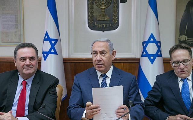 Prime Minister Benjamin Netanyahu at the weekly cabinet meeting at the Prime Minister's Office in Jerusalem on July 1, 2018. (Ohad Zwigenberg/Pool) Prime Minister Benjamin Netanyahu at the weekly cabinet meeting at the Prime Minister's Office in Jerusalem on July 1, 2018. (Ohad Zwigenberg/Pool)