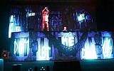 The stage for The Chainsmokers concert in Rishon Lezion on July 20, 2018 (Courtesy Sivan Farag)