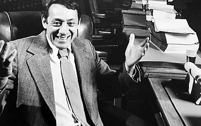 Harvey Milk before a meeting of the San Francisco Board of Supervisors in 1978. (Courtesy of Harvey Milk-Scott Smith Collection, San Francisco Public Library)