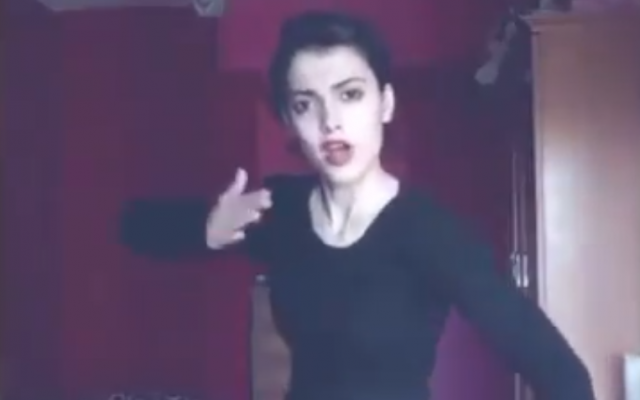 Maedeh Hojabri of Iran dances in a video uploaded to social media. She was detained by Iranian authorities over the videos. (Screen capture: Twitter) Maedeh Hojabri of Iran dances in a video uploaded to social media. She was detained by Iranian authorities over the videos. (Screen capture: Twitter)
