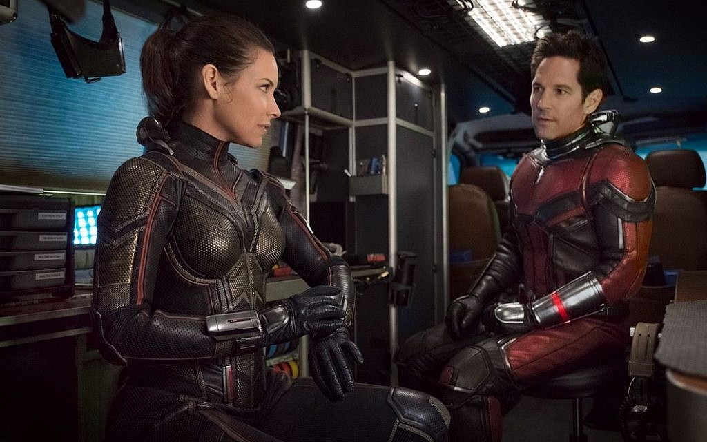 Paul Rudd and Evangeline Lily as Ant Man and the Wasp. (Courtesy Marvel) Paul Rudd and Evangeline Lily as Ant Man and the Wasp. (Courtesy Marvel)