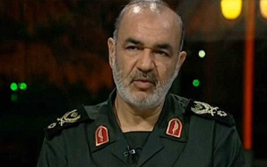 IRGC Deputy Commander Hossein Salami. (YouTube screen capture)