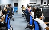 A call center, illustrative (YouTube screenshot)