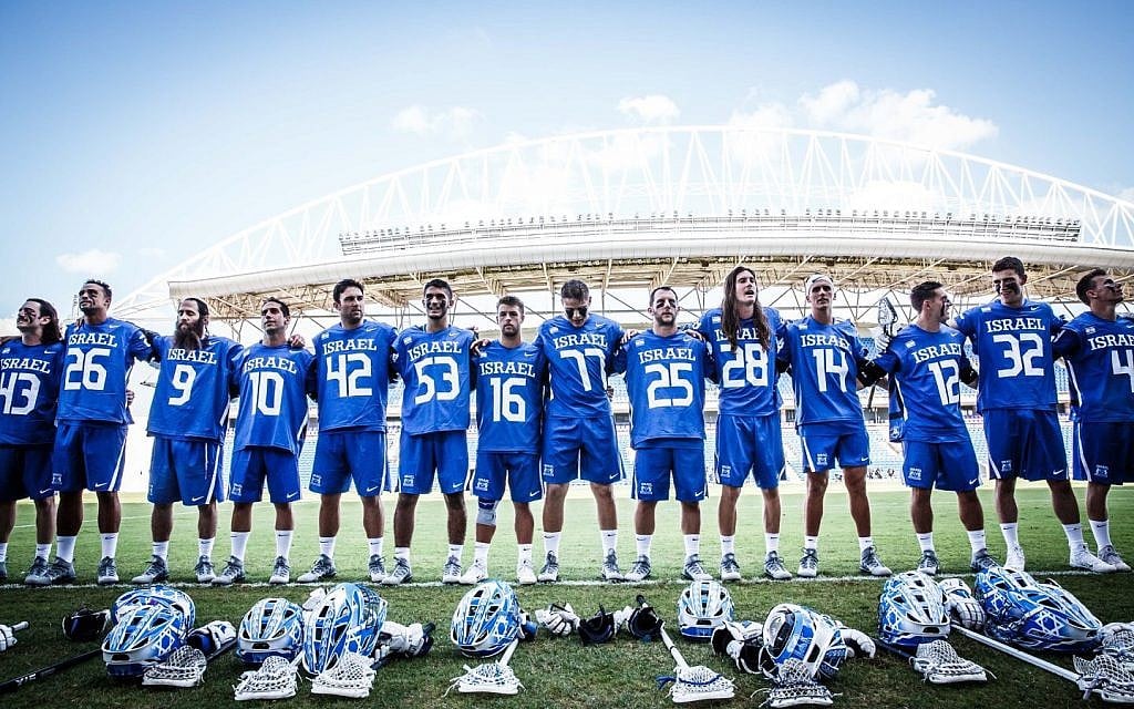 Israel's national lacrosse team (Courtesy Federation of International Lacrosse)