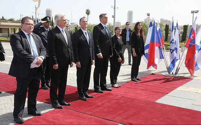 Knesset Speaker Yuli Edelstein at a ceremony in Jerusalem marking 100 years since the founding of Czechoslovakia and 70 years since Israel's establishment on July 3, 2018. (Knesset) Knesset Speaker Yuli Edelstein at a ceremony in Jerusalem marking 100 years since the founding of Czechoslovakia and 70 years since Israel's establishment on July 3, 2018. (Knesset)