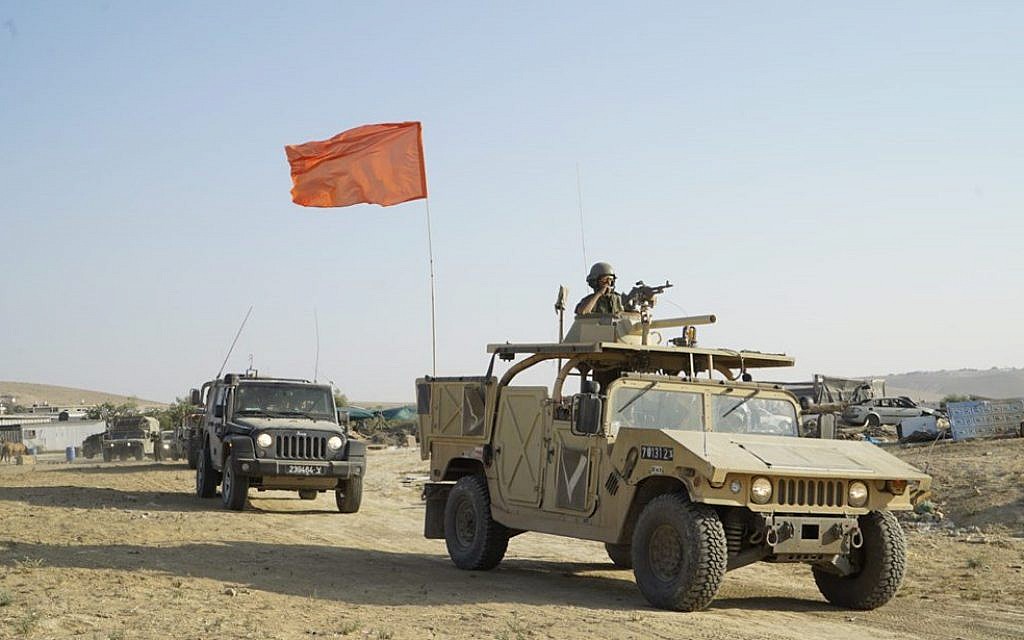 IDF soldiers take part in an exercise simulating warfare in the Gaza Strip in July 2018. (Israel Defense Forces)