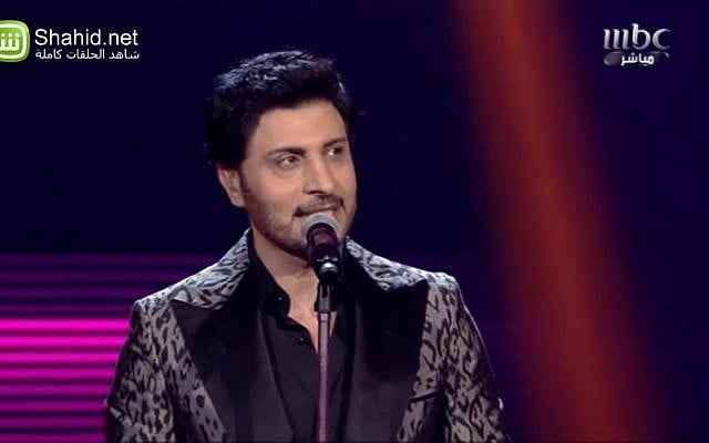 Iraqi singer Majid al-Muhandis in 2013. (Screen capture: YouTube) Iraqi singer Majid al-Muhandis in 2013. (Screen capture: YouTube)