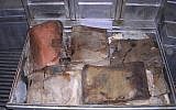 The Iraqi Jewish Archive was found in the flooded basement of the Iraqi intelligence services in Baghdad in 2003. This photo shows items before they were restored by the US (National Archives)