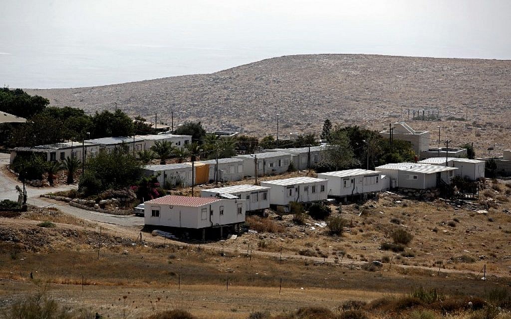 A general view shows the Israeli settlement of Mitzpe Kramim in the West Bank, on August 29, 2018. (AFP / THOMAS COEX)