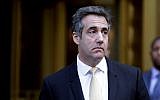 Michael Cohen, former lawyer to US President Donald Trump, exits the Federal Courthouse on August 21, 2018 in New York City. (Yana Paskova/Getty Images/AFP)