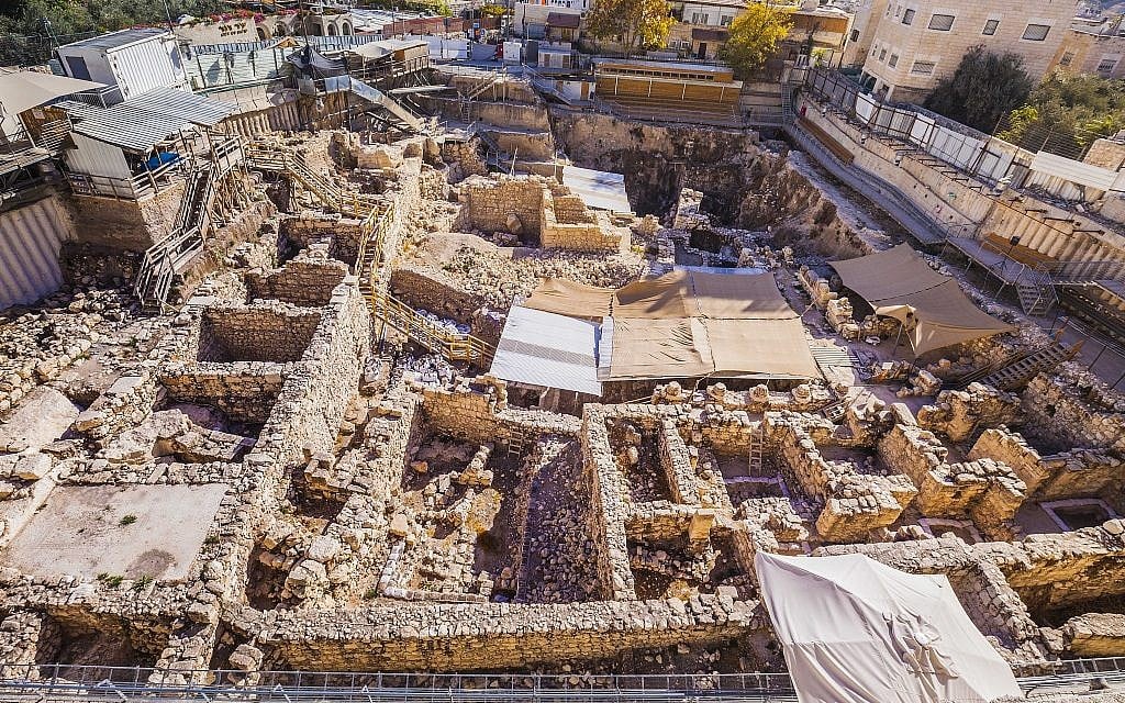 Excavations at the Givati Parking Lot in the City of David. (Kobi Harati, City of David)
