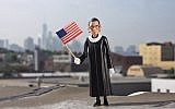Ruth Bader Ginsburg action figure is being sold by a Brooklyn-based company. (Fctry via Kickstarter/JTA)