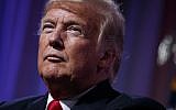 US President Donald Trump speaks to the Ohio Republican Party State Dinner, on August 24, 2018, in Columbus, Ohio. (AP Photo/Evan Vucci)