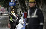 Illustrative: Taiwanese police officers in Taipei, March 26, 2009. (AP Photo/Wally Santana)