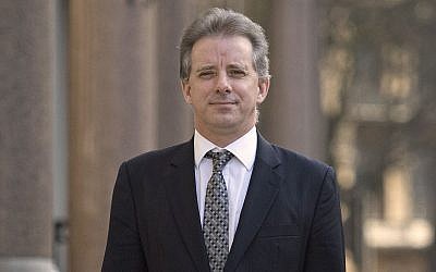 This photo from March 7, 2017, shows Christopher Steele, the former MI6 agent who set up Orbis Business Intelligence and compiled a dossier on Donald Trump, in London. (Victoria Jones/PA via AP)