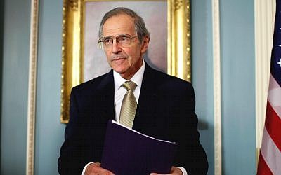 Ambassador Princeton Lyman in the Treaty Room at the Department of State, Washington, DC, March 31, 2011. (Chip Somodevilla/Getty Images via JTA)