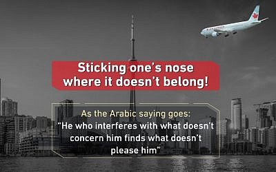 A tweet by a pro-government Saudi account on August 6, 2018 (Twitter photo)