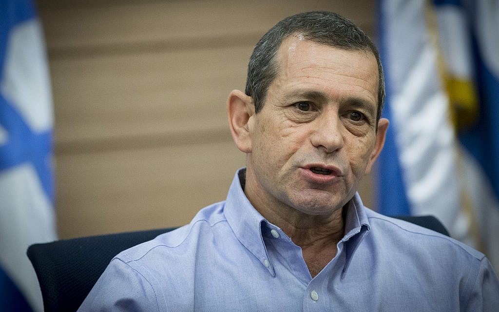 Shin Bet chief Nadav Argaman attends a Knesset Defense and Foreign Affairs Committee meeting on March 20, 2017. (Yonatan Sindel/Flash90)