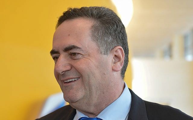 Transport Minister Israel Katz attends the Israel Aviation Conference at Airport City, on May 2, 2018. (Flash90) Transport Minister Israel Katz attends the Israel Aviation Conference at Airport City, on May 2, 2018. (Flash90)