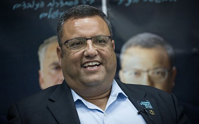 Jerusalem mayoral candidate Moshe Lion at the opening of his campaign headquarters in Jerusalem on August 14, 2018. (Yonatan Sindel/Flash90) Jerusalem mayoral candidate Moshe Lion at the opening of his campaign headquarters in Jerusalem on August 14, 2018. (Yonatan Sindel/Flash90)