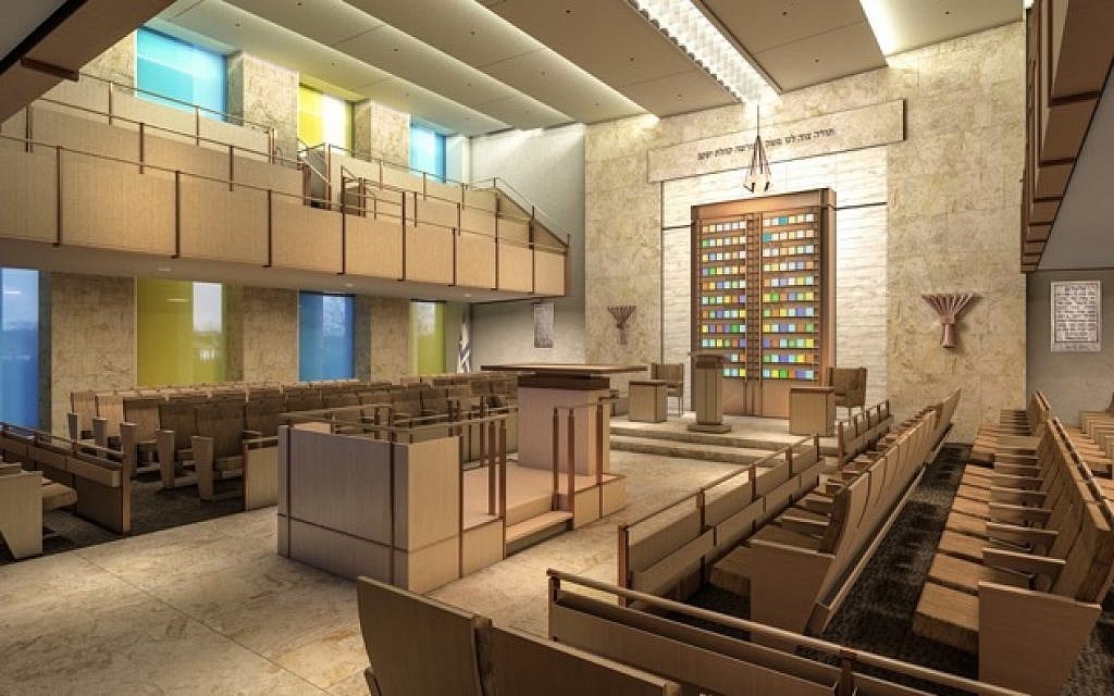 A rendering of the Ohel Moshe synagogue in Manhattan's new Moise Safra Center. (Courtesy Moise Safra Center)