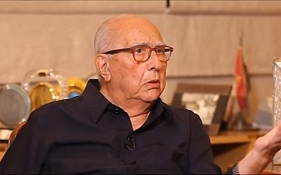 Former Jordanian prime minister Abdelsalam al-Majali in a TV interview on August 18, 2018. (Screenshot: YouTube/MEMRI)