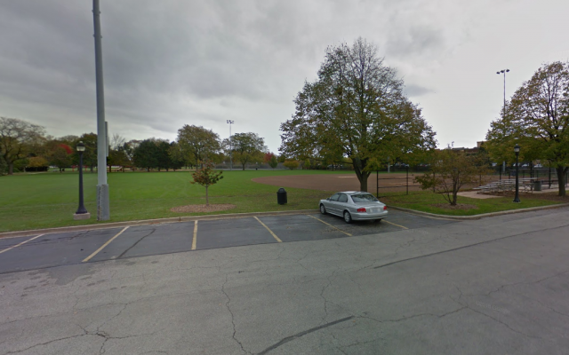 A baseball field in Laramie Park near Chicago, United States, renamed after Jewish teenager Caleb Maeir in August 2018. (Screenshot: Google Street View) A baseball field in Laramie Park near Chicago, United States, renamed after Jewish teenager Caleb Maeir in August 2018. (Screenshot: Google Street View)
