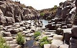 Illustrative photo of the Yehudiya River in the Golan Heights. (Phil Sussman /Flash90)