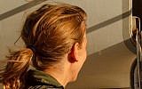 An undated photo of Maj. G., who on August 7, 2018, was named the first ever female pilot to command an Israel Air Force flight squadron. (Israel Defense Forces)
