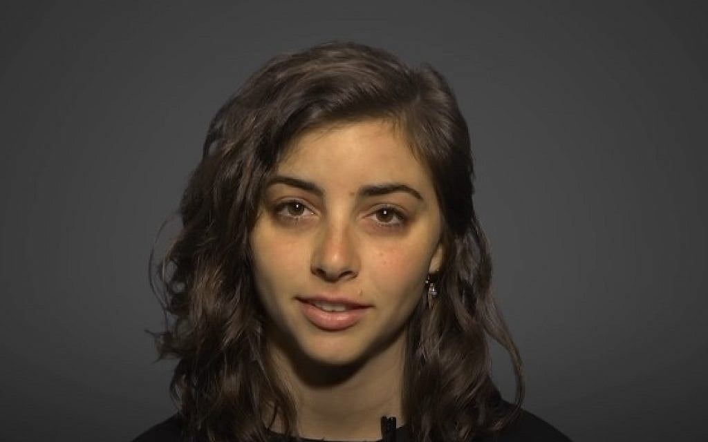 Simone Zimmerman. (YouTube screenshot)