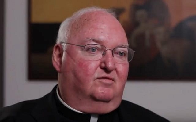 Bishop Patrick J. McGrath (YouTube screenshot)