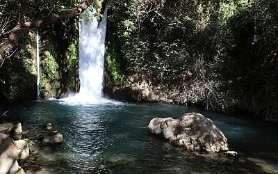 Waterfall at the Banyas Nature Reserve in the upper Galilee. Israel (iStock)