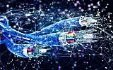 Illustrative image of an optical fiber connection (alphaspirit; iStock by Getty Images)