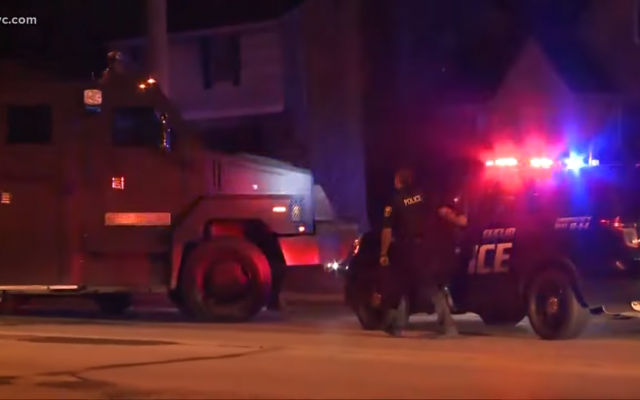 South Euclid Police SWAT Team on the scene where two persons of interest were found dead, August 11, 2018 (YouTube screenshot WKYC Channel 3) South Euclid Police SWAT Team on the scene where two persons of interest were found dead, August 11, 2018 (YouTube screenshot WKYC Channel 3)