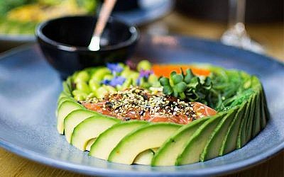 The poke bowl dish at The Avocado Show in Amsterdam is among the the many images patrons share on social media. (Courtesy of The Avocado Show)