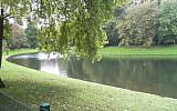 A view of the Stadspark pond in Antwerp, Belgium. (Tony Wicks/Facebook via JTA)