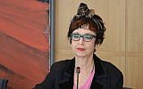 New York University professor Avital Ronell. (Alfred Herrhausen Gesellschaft/Facebook via JTA)