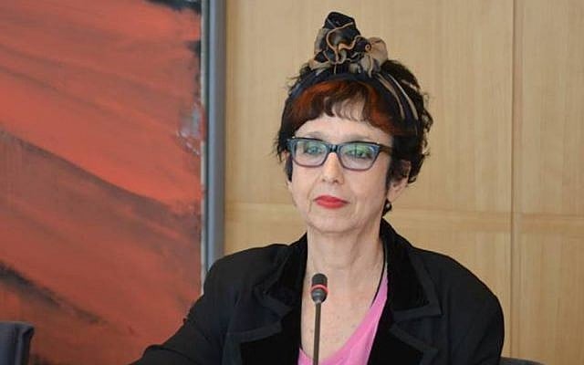 New York University professor Avital Ronell. (Alfred Herrhausen Gesellschaft/Facebook via JTA) New York University professor Avital Ronell. (Alfred Herrhausen Gesellschaft/Facebook via JTA)