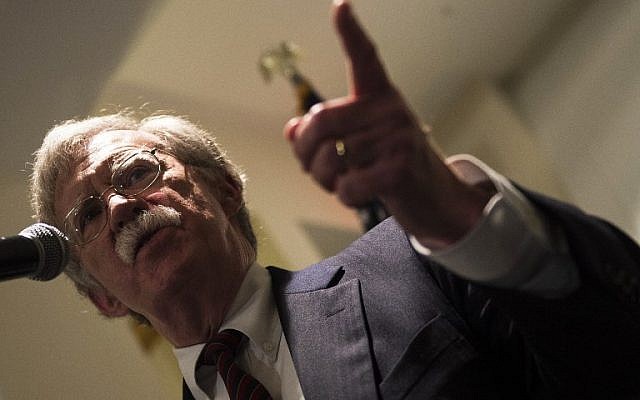 US National Security Advisor, John Bolton, speaks to the Federalist Society in Washington DC on September 10, 2018. (AFP PHOTO / ANDREW CABALLERO-REYNOLDS) US National Security Advisor, John Bolton, speaks to the Federalist Society in Washington DC on September 10, 2018. (AFP PHOTO / ANDREW CABALLERO-REYNOLDS)