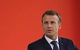 French President Emmanuel Macron delivers a speech during a national ceremony to pay tribute to the victims of terrorism, in Paris, on September 19, 2018 (AFP PHOTO / POOL / Ludovic MARIN)