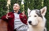 Ukrainian fashion designer Anton Belinskiy speaks during an interview with AFP in Kiev on September 18, 2018. (AFP Photo/Volodymyr Shuvayev)