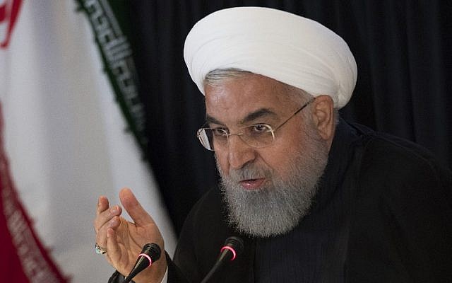 Iranian President Hassan Rouhani speaks during a press conference in New York on September 26, 2018, on the sidelines of the United Nations General Assembly (AFP Photo/Jim Watson) Iranian President Hassan Rouhani speaks during a press conference in New York on September 26, 2018, on the sidelines of the United Nations General Assembly (AFP Photo/Jim Watson)