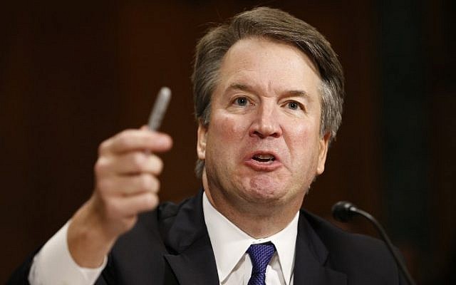 Supreme court nominee Brett Kavanaugh testifies before the Senate Judiciary Committee on Capitol Hill in Washington, DC on September 27, 2018. (AFP/Pool/Michael Reynolds)