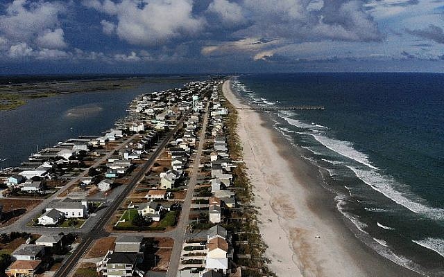 A mandatory evacuation is in effect in preparation of the approaching Hurricane Florence, on September 11, 2018 in Topsail Beach, North Carolina (Mark Wilson/Getty Images/AFP) A mandatory evacuation is in effect in preparation of the approaching Hurricane Florence, on September 11, 2018 in Topsail Beach, North Carolina (Mark Wilson/Getty Images/AFP)