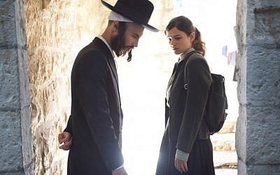 Actors Joy Rieger (right) and Nathan Goshen in Avi Nesher's latest, 'The Other Story,' opening the 34th Haifa Film Festival on September 22, 2018 (Courtesy Iris Nesher)