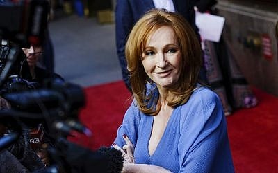 Author J.K. Rowling attends the "Harry Potter and the Cursed Child" Broadway opening at the Lyric Theatre on Sunday, April 22, 2018, in New York. (Evan Agostini/Invision/AP)