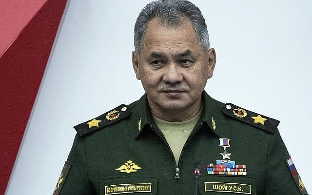 Russian Defense Minister Sergei Shoigu. (AP Photo/Pavel Golovkin) Russian Defense Minister Sergei Shoigu. (AP Photo/Pavel Golovkin)