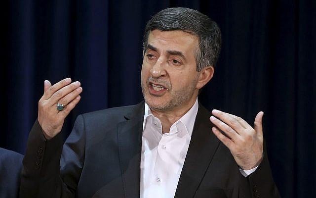 Esfandiar Rahim Mashaei, a close ally of former Iranian president Mahmoud Ahmadinejad, speaks during a press conference in Tehran, Iran, May 11, 2013. (Ebrahim Noroozi/AP) Esfandiar Rahim Mashaei, a close ally of former Iranian president Mahmoud Ahmadinejad, speaks during a press conference in Tehran, Iran, May 11, 2013. (Ebrahim Noroozi/AP)