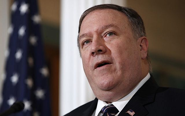 Secretary of State Mike Pompeo speaks about refugees as he makes a statement to the media, Sept. 17, 2018, at the State Department in Washington. (AP Photo/Jacquelyn Martin) Secretary of State Mike Pompeo speaks about refugees as he makes a statement to the media, Sept. 17, 2018, at the State Department in Washington. (AP Photo/Jacquelyn Martin)